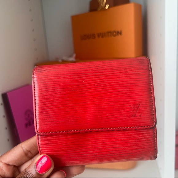 Louis Vuitton Handbags - Louis Vuitton Elise Trifold Epi Leather Wallet